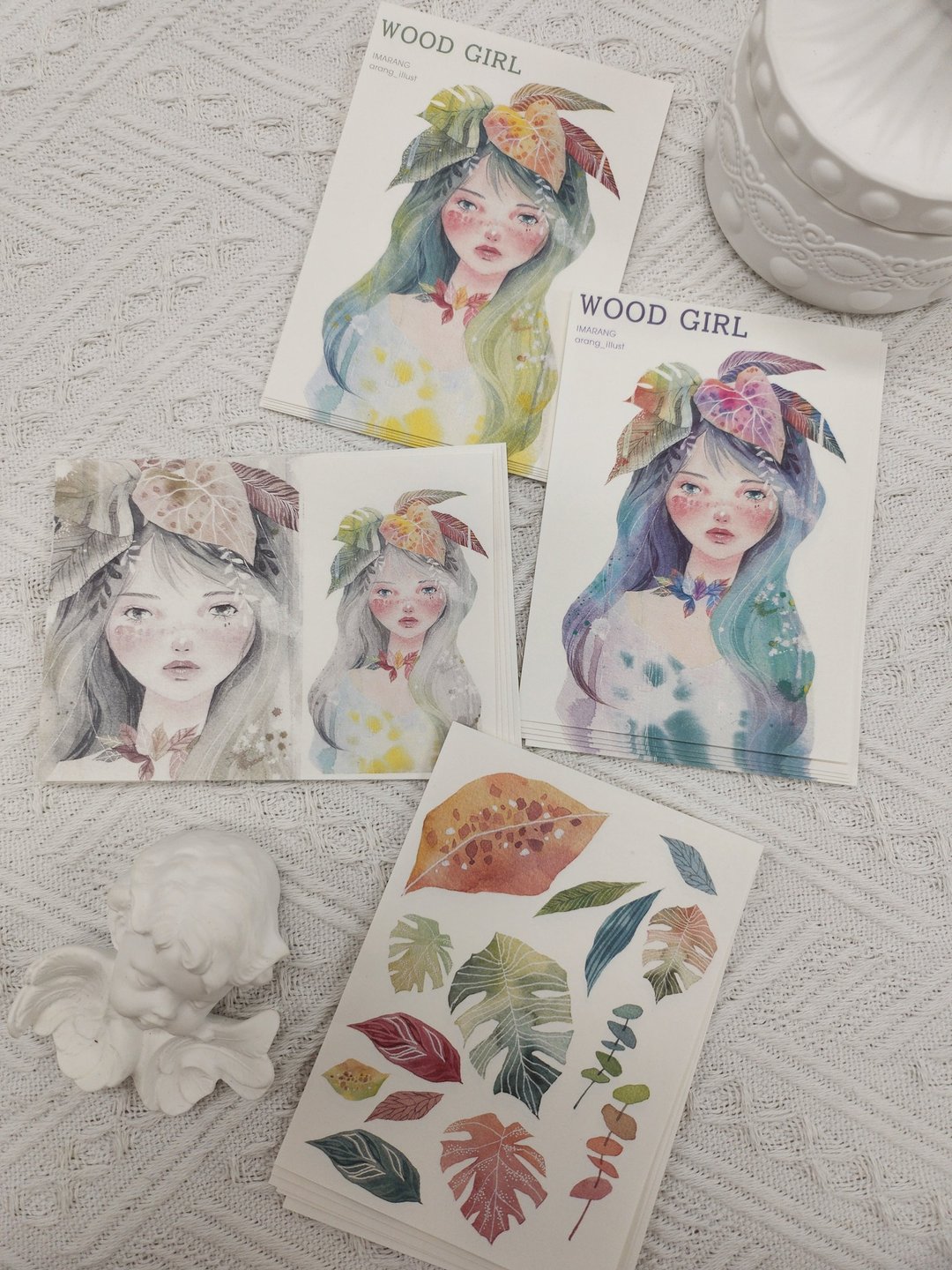 Woid girl - 贴纸 - 纸 