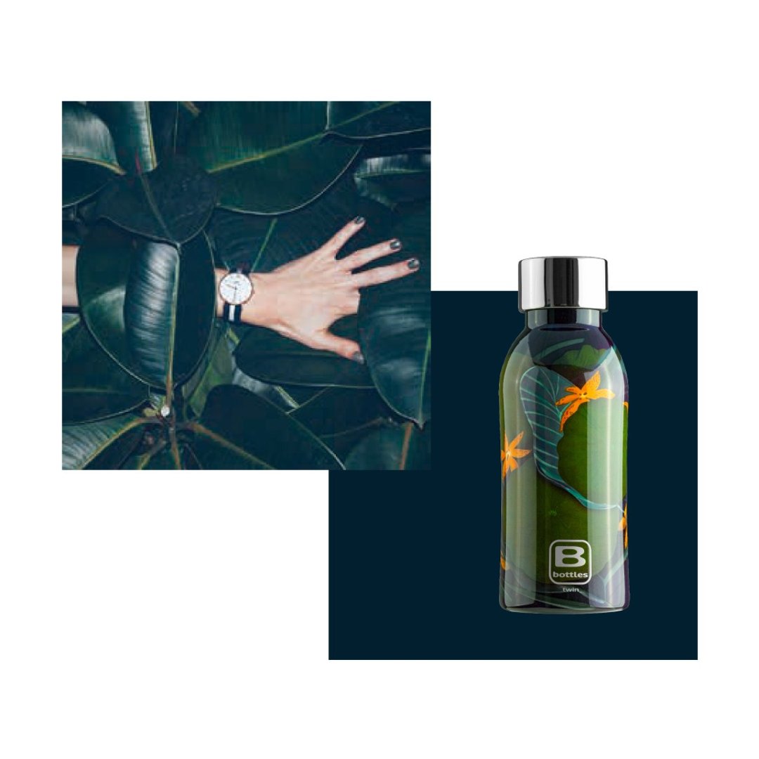 BUGATTI忘忧荷池保温瓶350ml - 保温瓶/保温杯 - 其他金属 绿色