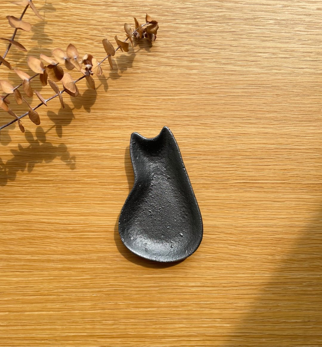 猫咪造型铸铁烛台 | 附蜡烛 / 猫咪毛小孩主题摆饰 - 摆饰 - 其他金属 黑色