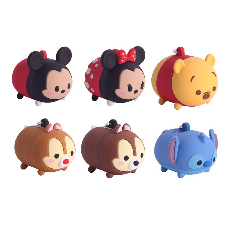 一卡通 | 迪士尼 TSUM TSUM / 米奇 / 米妮 / 史迪奇 / 小熊维尼 - 造型悠游卡/交通卡 - 硅胶 多色