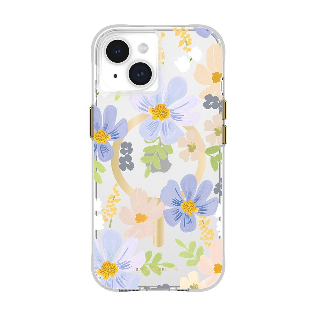 Rifle Paper Co联名款 iPhone15系列防摔抗菌粉彩玛格丽特MagSafe - 手机壳/手机套 - 其他材质 