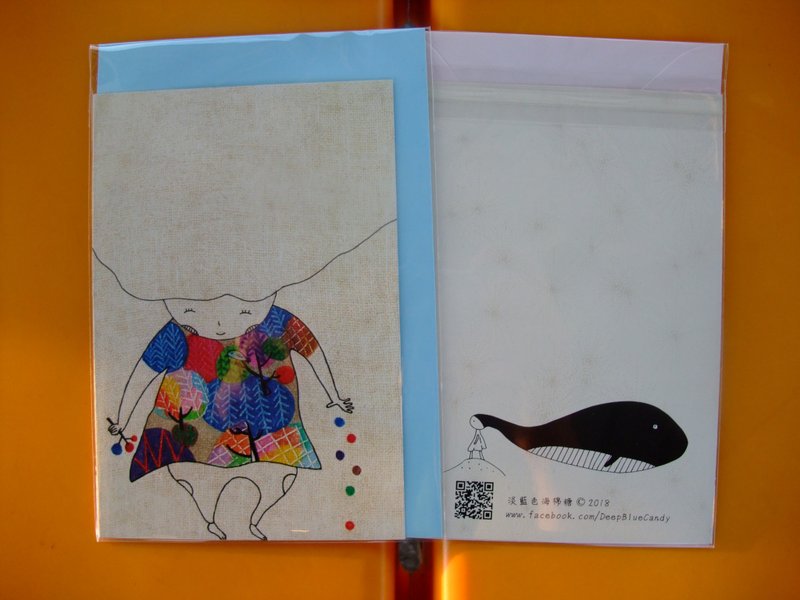 【卡片】植物女孩系列の播种 - 卡片/明信片 - 纸 多色