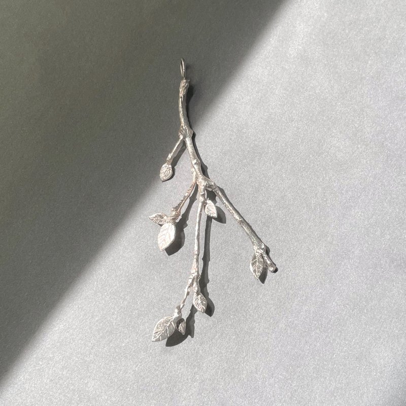 希望萌芽 925纯银 项链 含银链 - 项链 - 纯银 银色