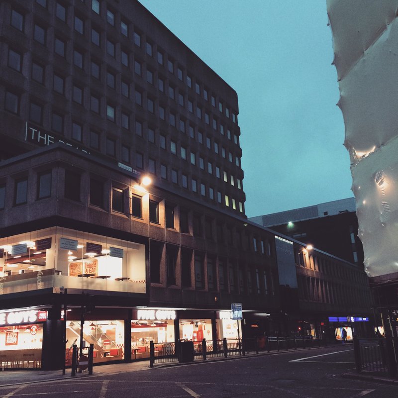 傍晚的你│无酸相纸│英国印刷制作│可自行裱褙│原作出清 - 海报/装饰画/版画 - 纸 蓝色