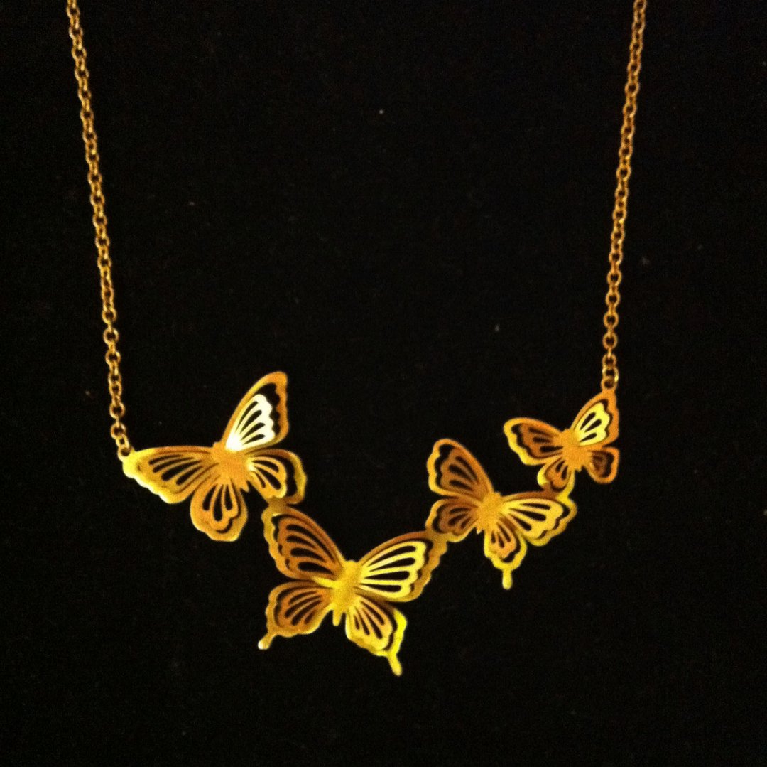 The butterfly's family - 项链 - 其他金属 