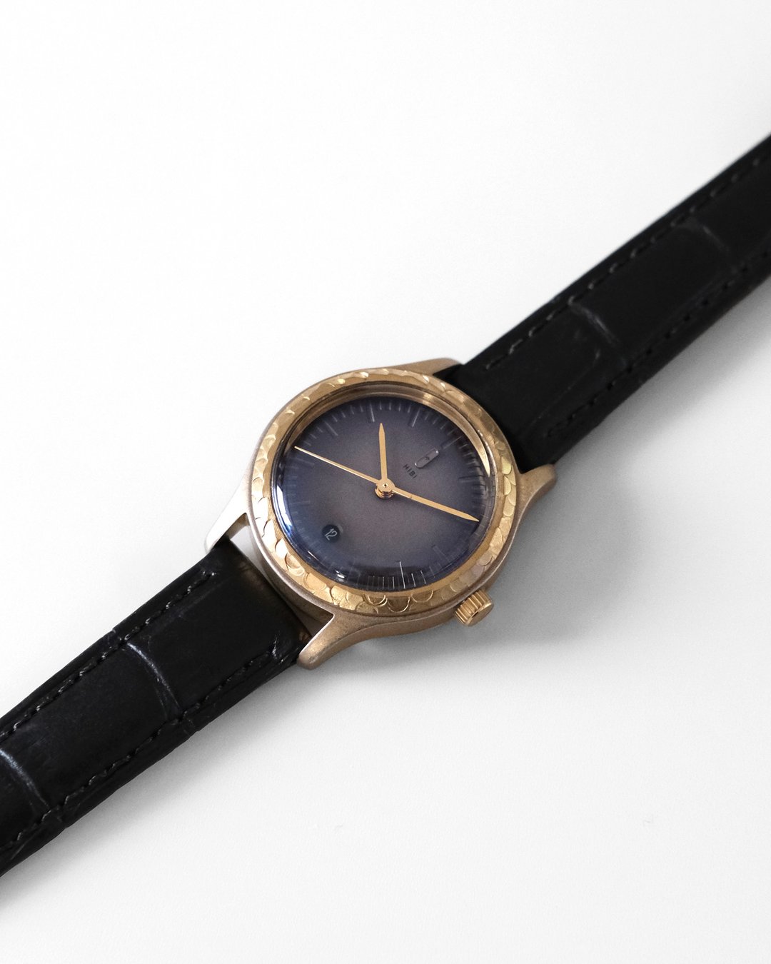 HIBI Watches 女装手表 Mori もり - Charcoal Black - 女表 - 其他金属 金色