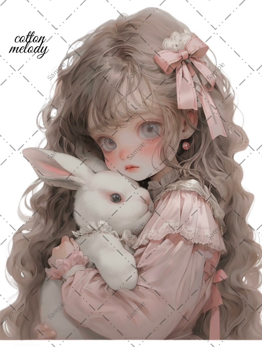 original sticker no.160 人物贴纸 原创贴纸 人物贴纸 女孩贴纸 原创人物贴纸 - 贴纸 - 纸 