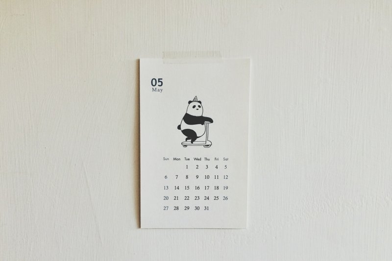 2018动物庆生月历- 想成为＿的日子 - 年历/台历 - 纸 蓝色