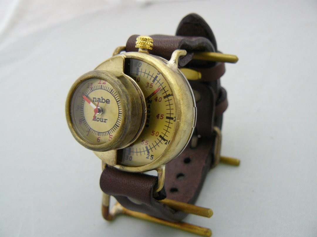 Hamd Craft Watch SCOP-L JUMBO Brass Unique Model Handmade Watch (JUM66) - 女表 - 铜/黄铜 金色