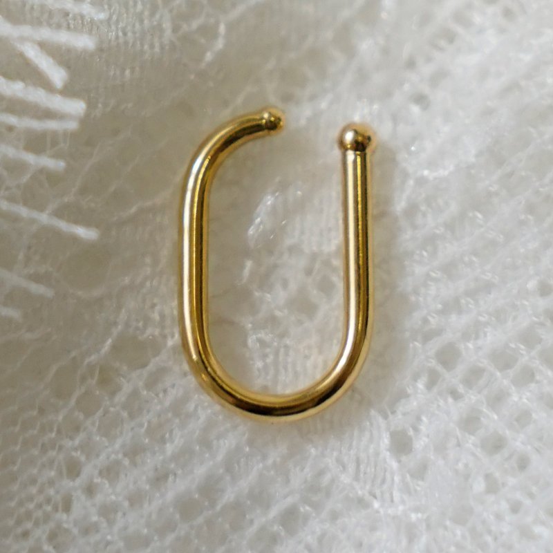 K18 耳骨夹 - 耳环/耳夹 - 其他金属 金色