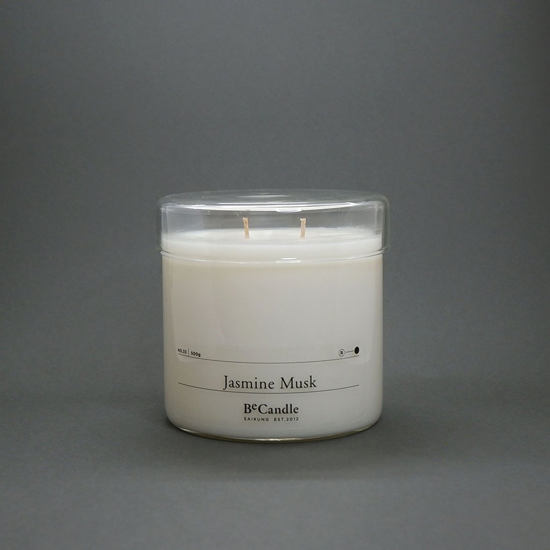 大豆蜡烛 – 33 茉莉麝香 (Jasmine Musk) 500g - 蜡烛/烛台 - 蜡 