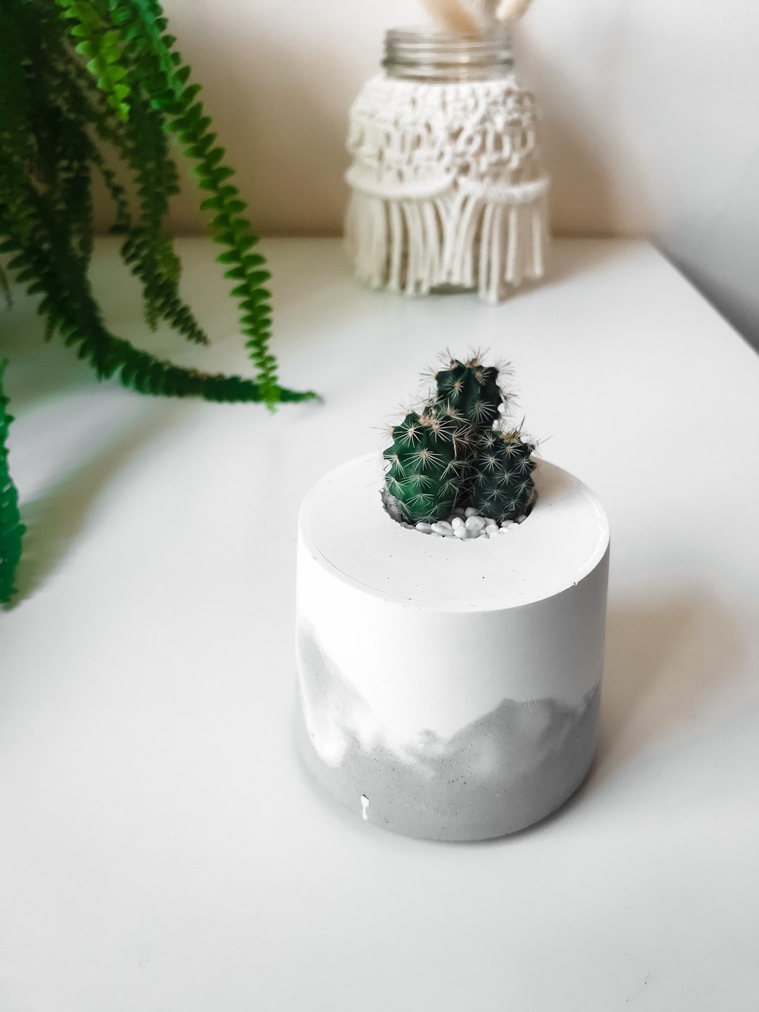 雪山洞穴-桌上型盆栽/水泥盆栽 - 植栽/盆栽 - 水泥 灰色
