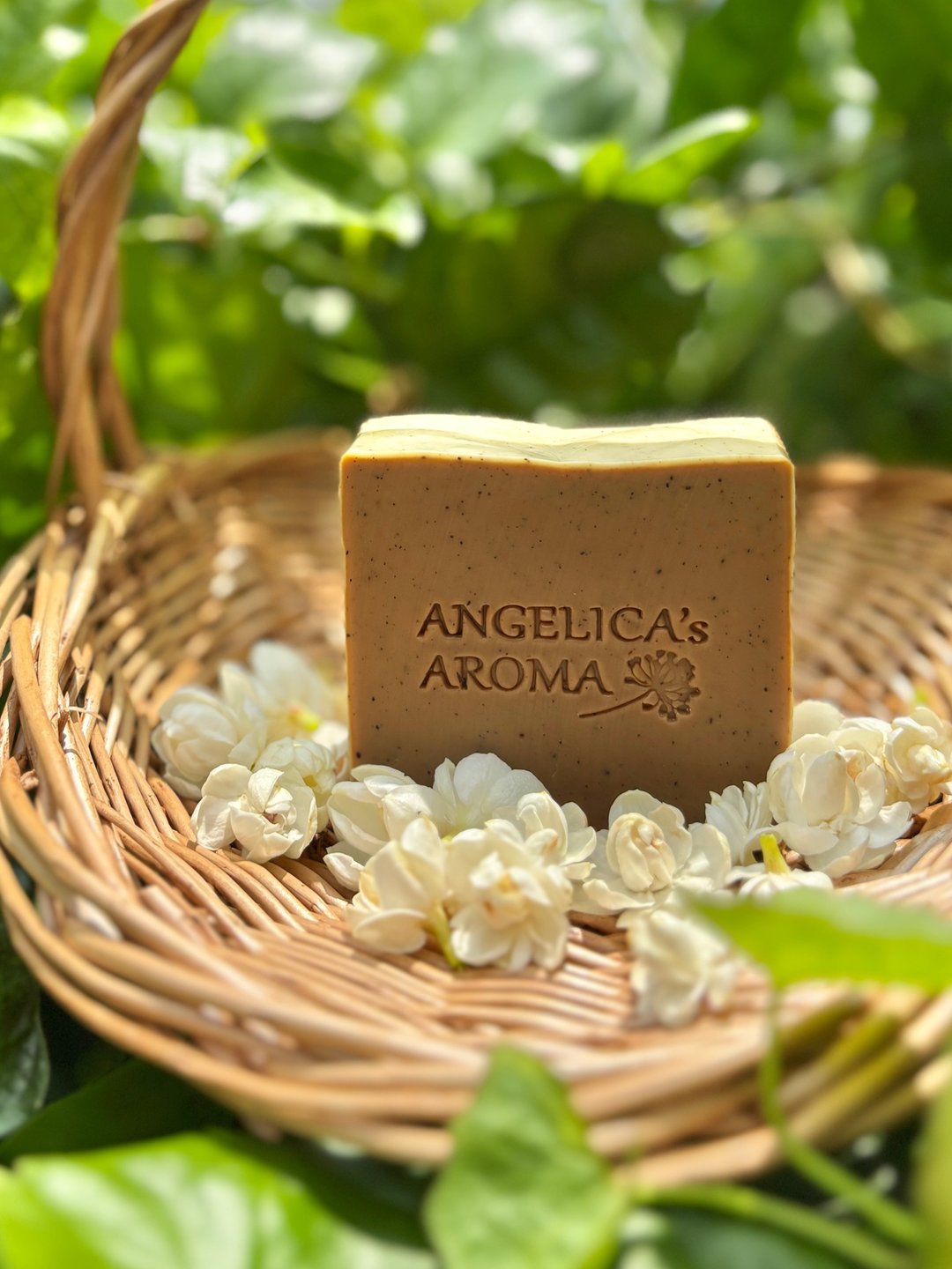 大花茉莉绿茶皂 / Jasmine Green Tea Soap - 肥皂/手工皂 - 其他材质 绿色