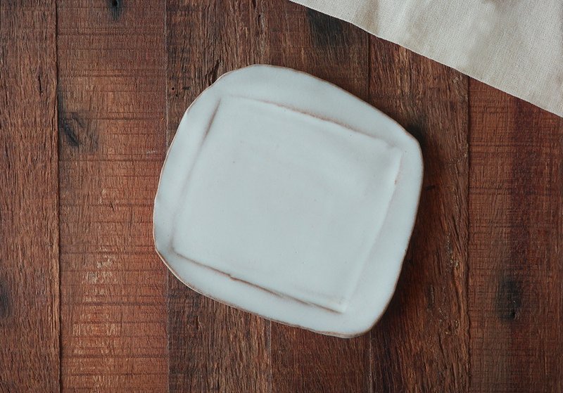 质感陶器 / 雾白色摆盘-2 - 盘子/餐盘/盘架 - 陶 