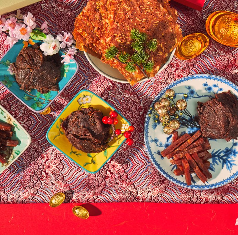 【黑田莉子】好好味明星商品 澎湃大集合 港澳限定包邮限量福袋 - 坚果 - 纸 红色