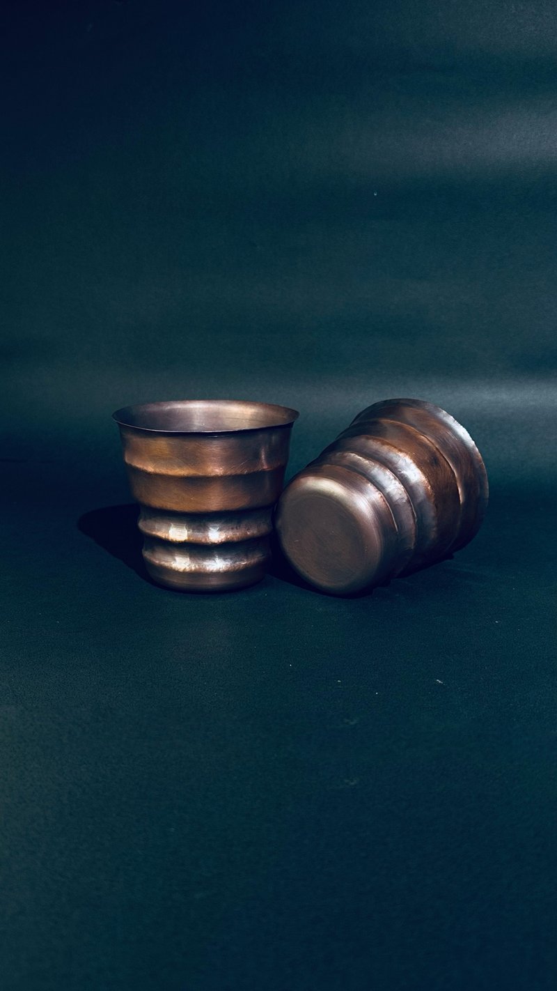 金酉器 红铜手作金属盆器 / 套盆 / 立体水盆 - 水平系列 - 植栽/盆栽 - 铜/黄铜 