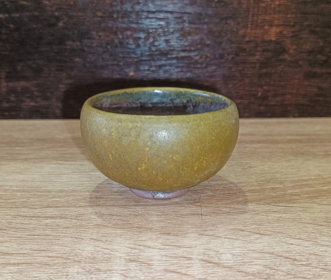 柴烧原矿手作茶杯-莺歌陶艺家李玟睿 - 茶具/茶杯 - 陶 