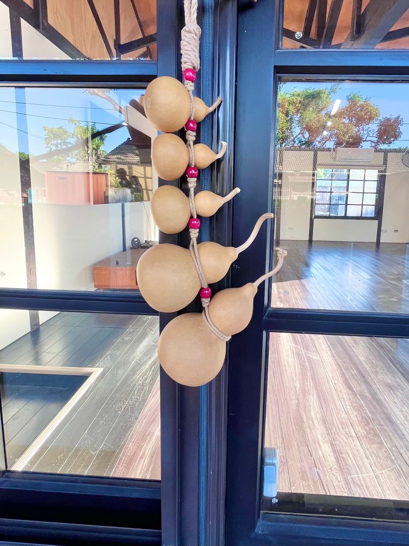 福禄招财葫芦吊饰/天然葫芦挂饰/5颗葫芦/植物 - 摆饰 - 植物．花 