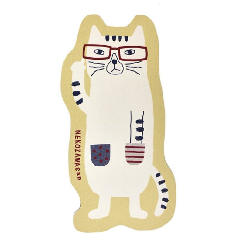 Kusuguru Japan地垫 吸水速干 止滑底造型天然橡胶地垫 猫泽-黄 - 其他 - 其他人造纤维 黄色