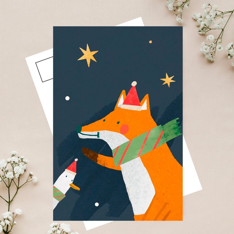 圣诞明信片 - 卡片/明信片 - 纸 