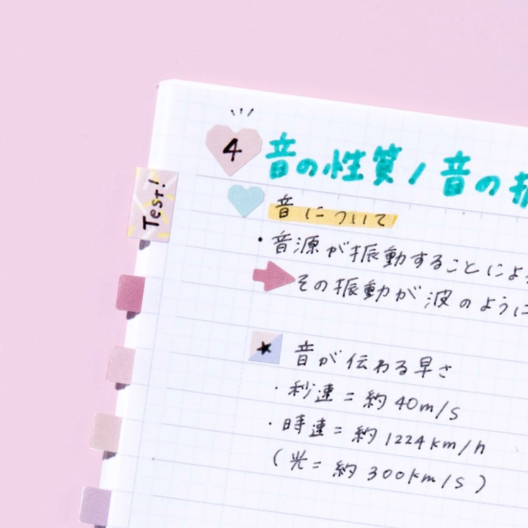 IROHA PUBLISHING SUMMARY 笔记本贴纸 五款可选 - 贴纸 - 纸 多色