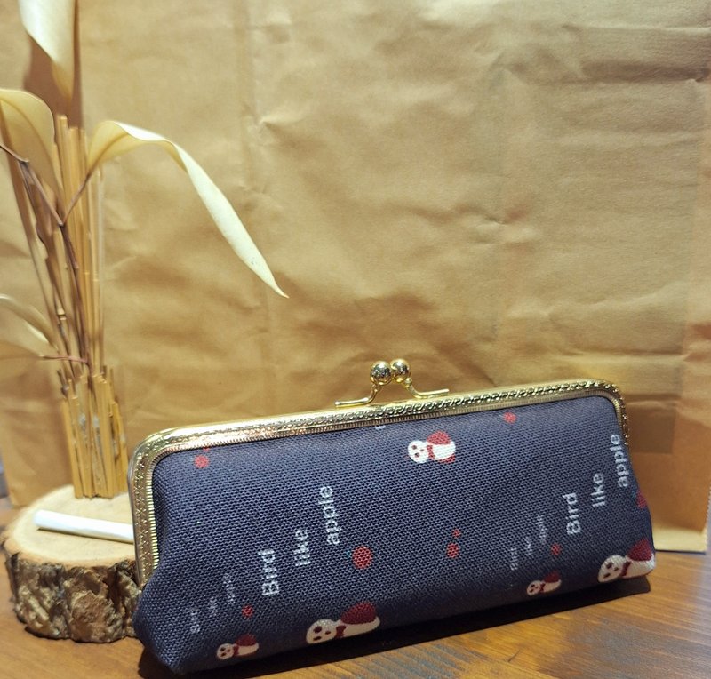 设计款印花眼镜包-鸟儿苹 - 眼镜盒/眼镜布 - 聚酯纤维 