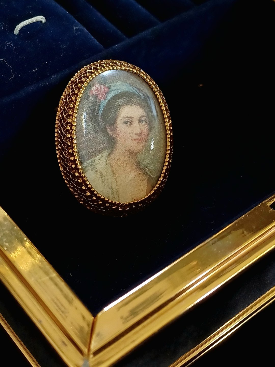 vintage jewelry Florenza  古董仕女典雅别针 - 胸针 - 其他金属 