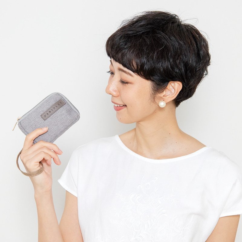 【L'AMI PLUS】精巧多用途随身票夹 - 证件套/卡套 - 聚酯纤维 