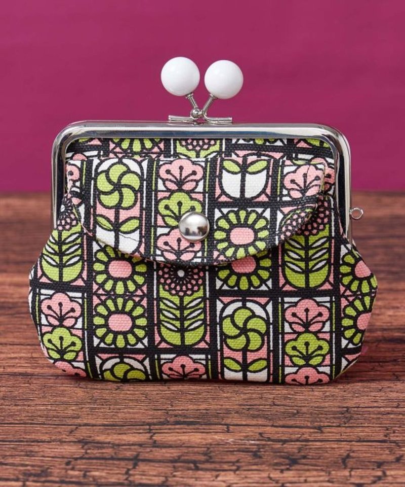 【热门预购】复古现代日式窗花侧背口金零钱包(3色)7JMP5103 - 皮夹/钱包 - 其他材质 