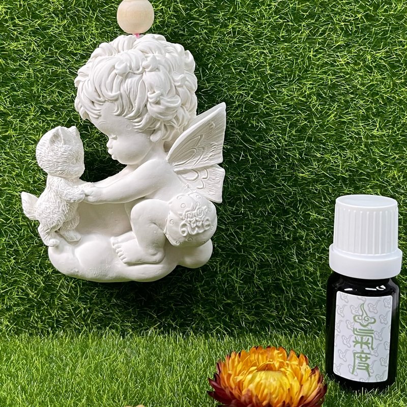 7夕情人节   花仙子与动物系列2  扩香石  Q版公仔 - 香薰/精油/线香 - 其他材质 橘色