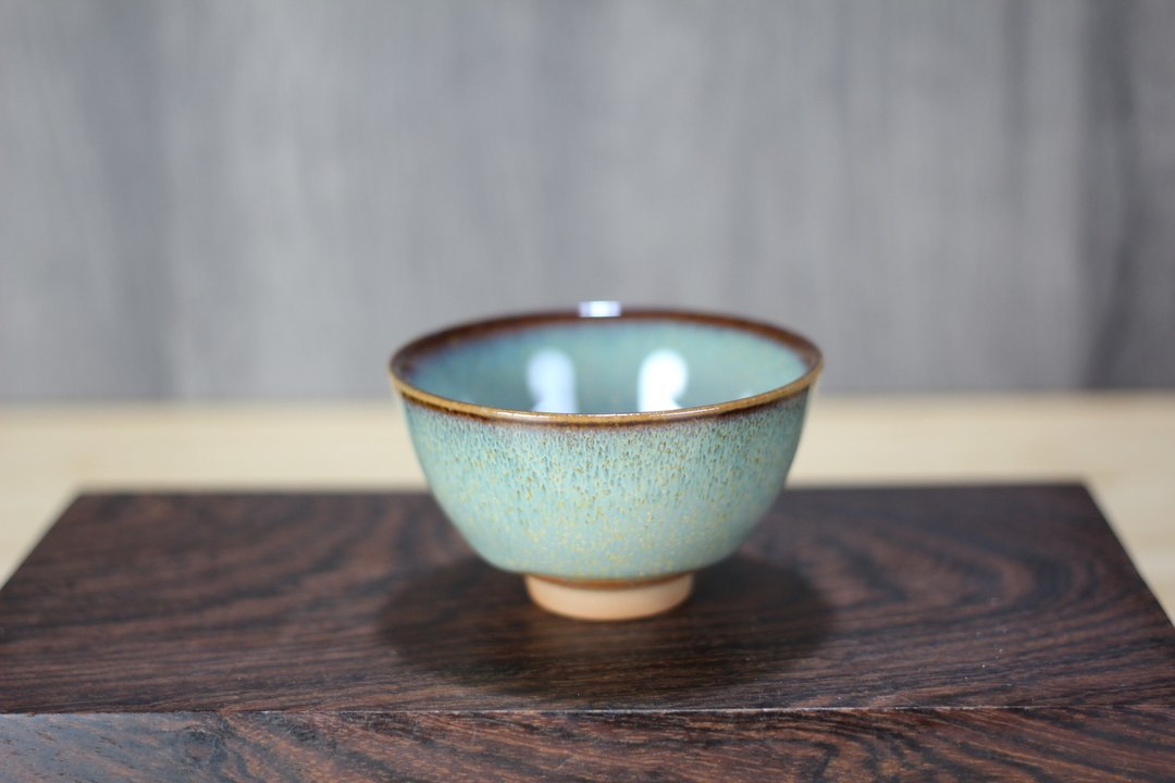 【沐春生活】50ml 天目釉 中式小茶杯 酒杯 莺歌叶敏祥作品 - 茶具/茶杯 - 瓷 