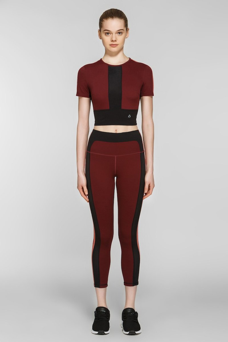 Geneva Leggings - 女装瑜珈服 - 其他人造纤维 红色