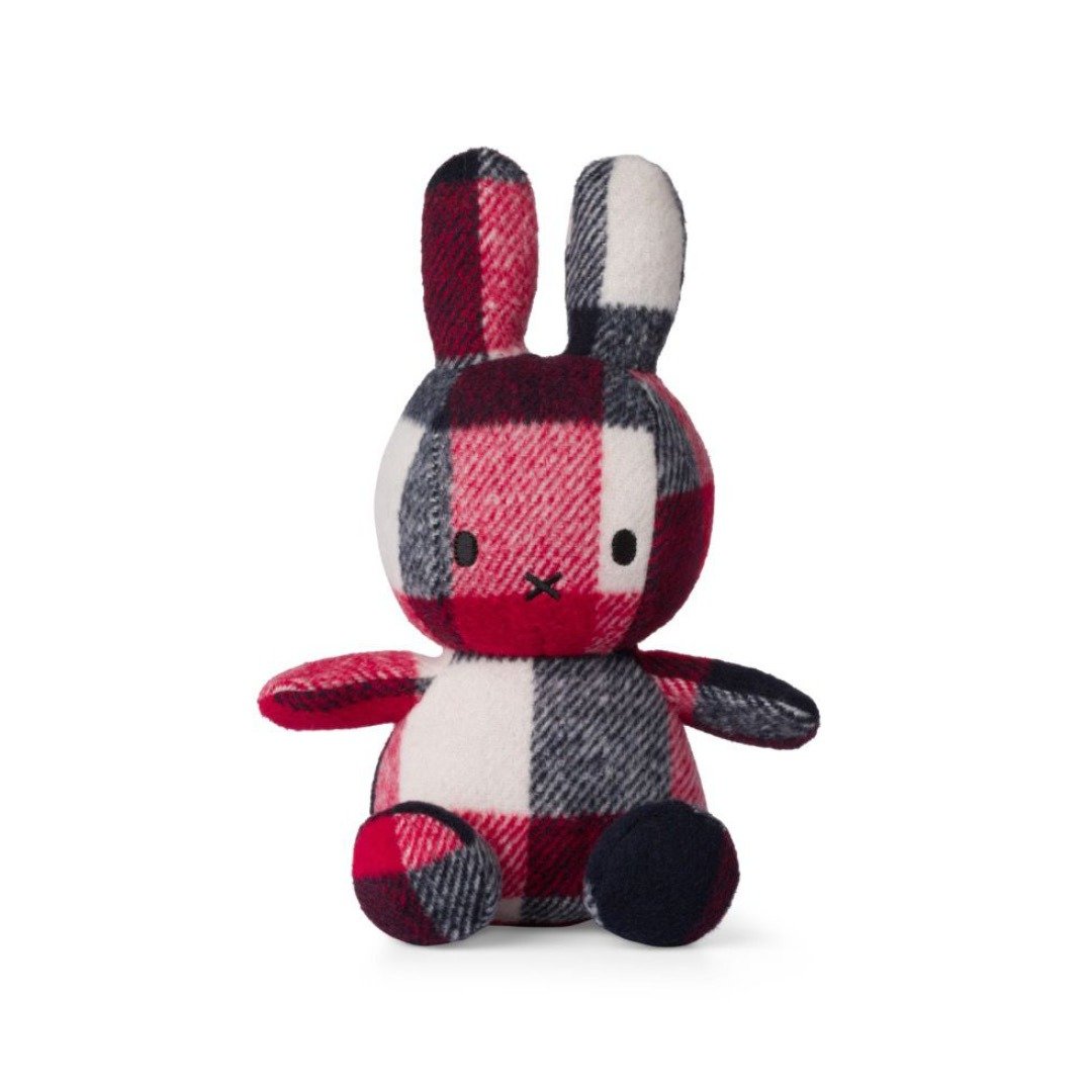 荷兰 Bon Ton Toys | Miffy 米飞兔 格纹娃娃 红色 33cm - 玩偶/公仔 - 其他材质 红色