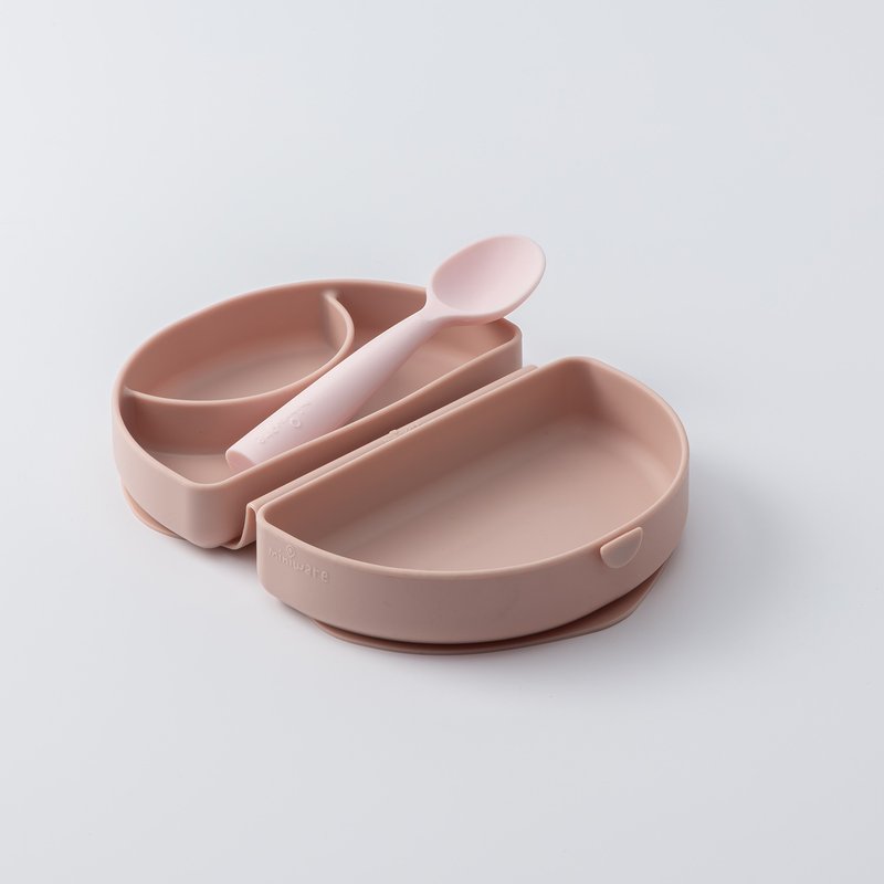 Miniware 合掌包+汤匙 轻松外出组(FDA认证LFGB认证) - 满月礼盒 - 硅胶 