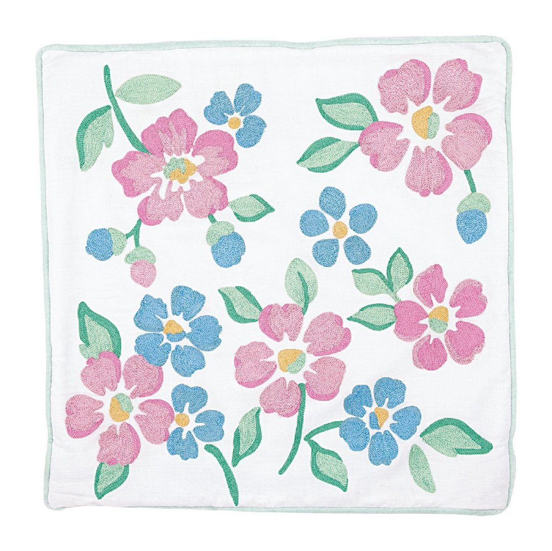 【新品】丹麦GreenGate Athea white 刺绣抱枕套 50x50cm - 枕头/抱枕 - 棉 多色