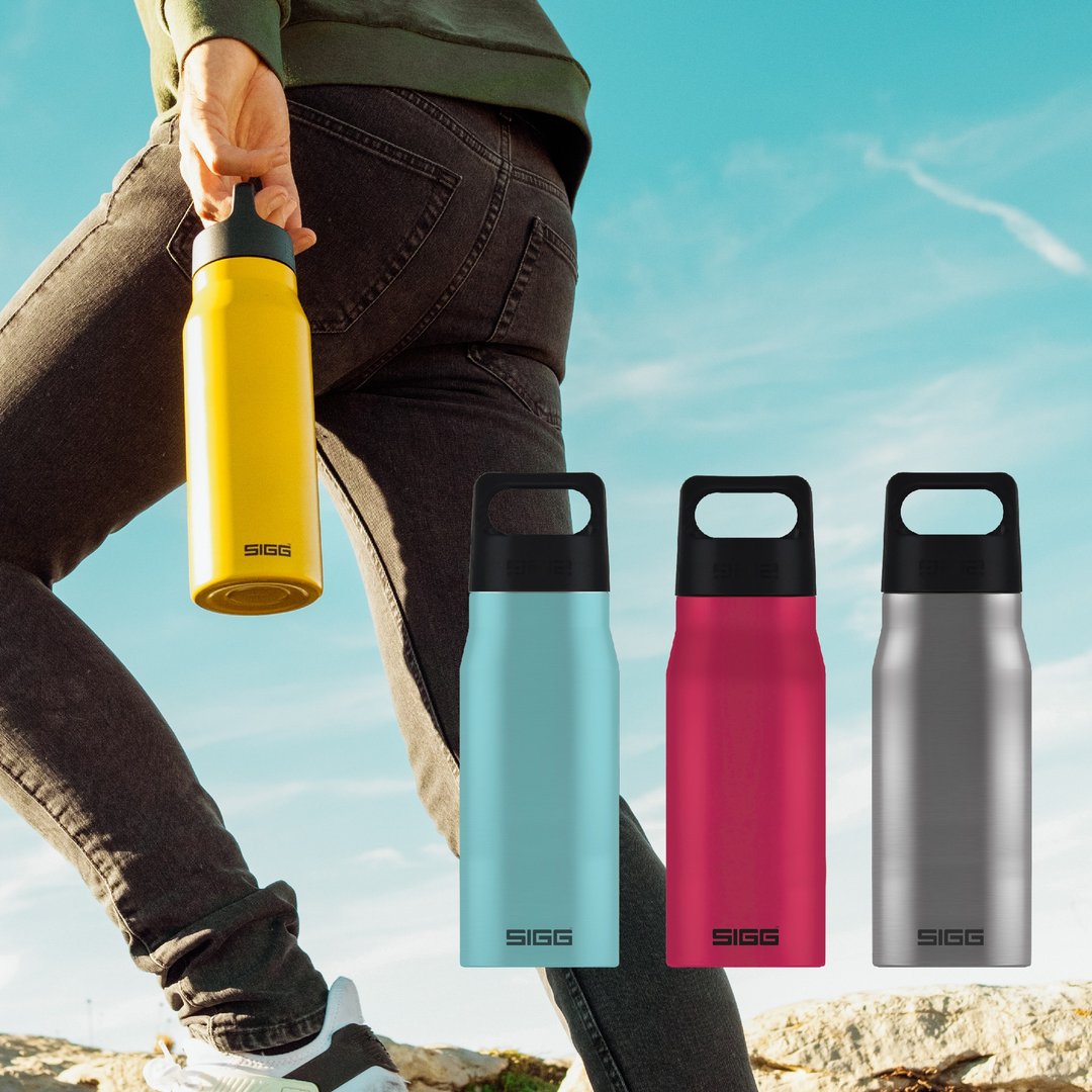 超值组合-瑞士百年 SIGG 探险家不锈钢冷水瓶 750 ml (任选两款) - 保温瓶/保温杯 - 不锈钢 多色