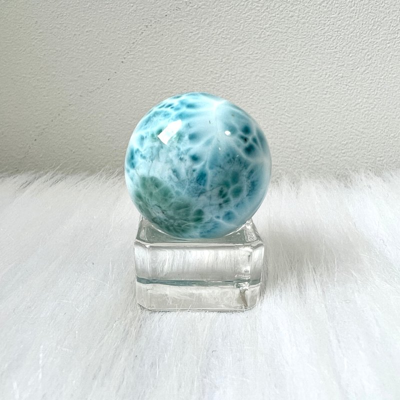 海纹石球 | 水晶 | 水晶球 | 水晶摆件 - 摆饰 - 水晶 蓝色