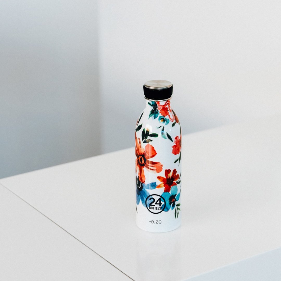 意大利24Bottles【URBAN超轻量羽毛系列】五月花 - 不锈钢瓶 - 水瓶/水壶 - 不锈钢 白色