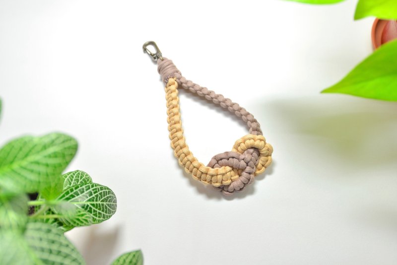 双结编织手机挂绳DIY材料包 - 编织/刺绣/羊毛毡/裁缝 - 棉．麻 