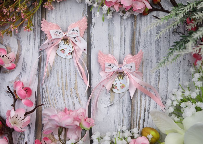 Catzo The Cat Bows - 发饰 - 塑料 粉红色