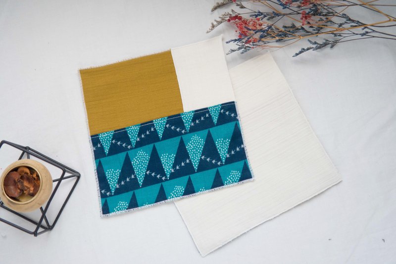 防走失系列 | 六重纱手帕 | 手帕 | 蓝色京都(限量) - 手帕/方巾 - 棉．麻 多色