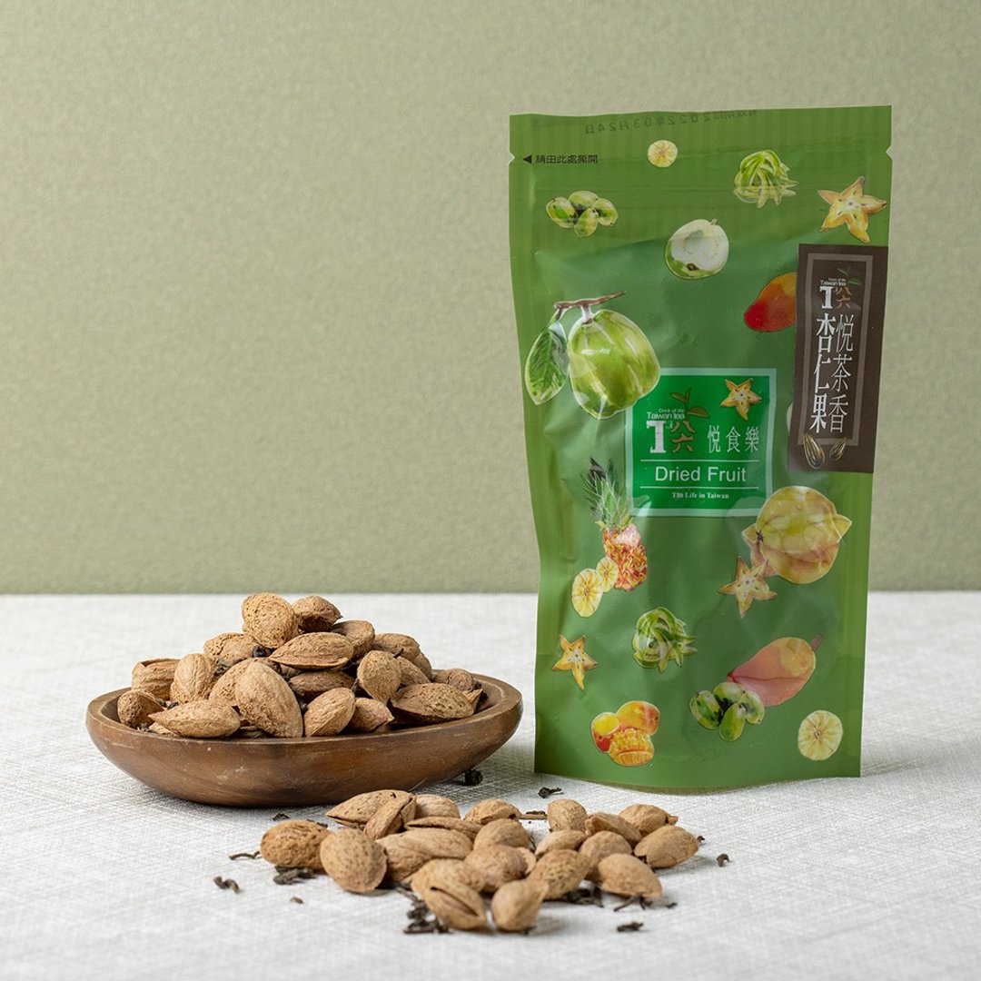 茶香炭焙杏仁果120g│茶叶拌炒 无漂白杏仁果 - 坚果 - 新鲜食材 卡其色
