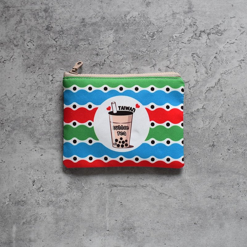 【桐鹿】茄芷风格 零钱袋_珍珠奶茶 - 零钱包 - 聚酯纤维 蓝色