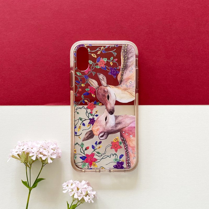 Clear iPhone Case //  Bambi - 手机壳/手机套 - 塑料 红色