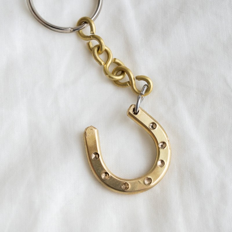 马蹄造型钥匙圈 / 黄铜 - 钥匙链/钥匙包 - 其他金属 金色