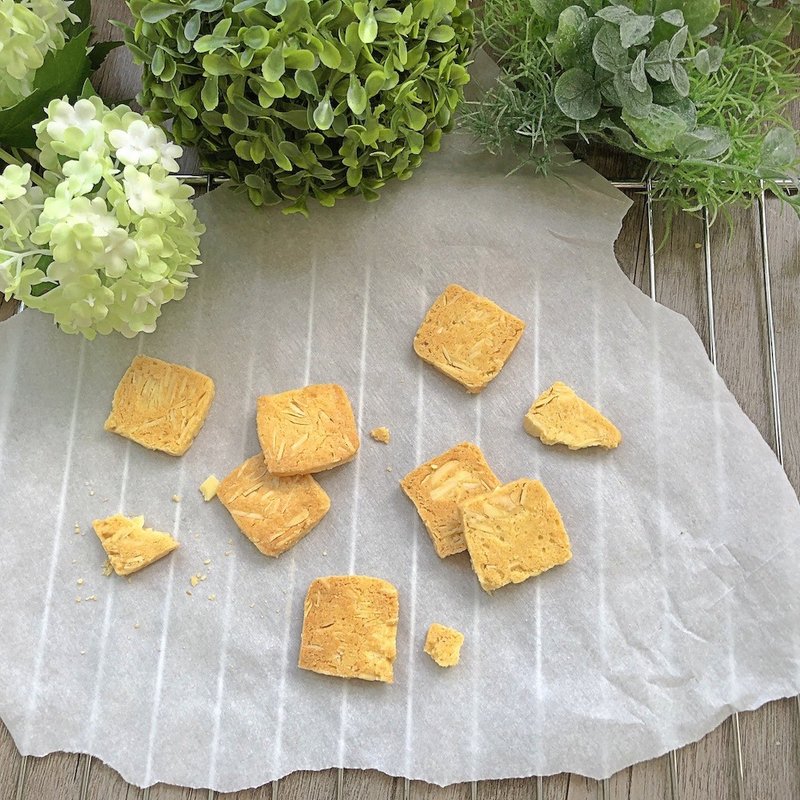 手工饼干-方块杏仁饼 (袋装) - 手工饼干 - 新鲜食材 