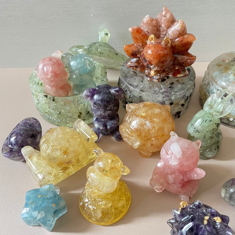 【手工制作】-天然能量水晶摆饰/惊喜水晶盲盒 - 摆饰 - 水晶 