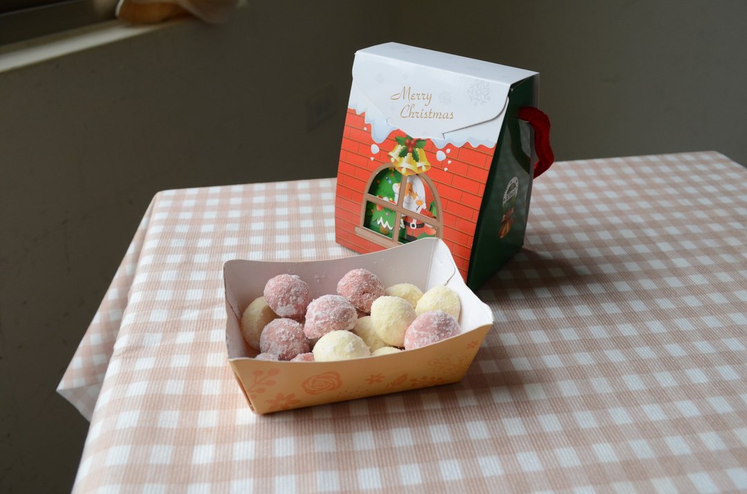 圣诞雪球组 - 手工饼干 - 纸 红色