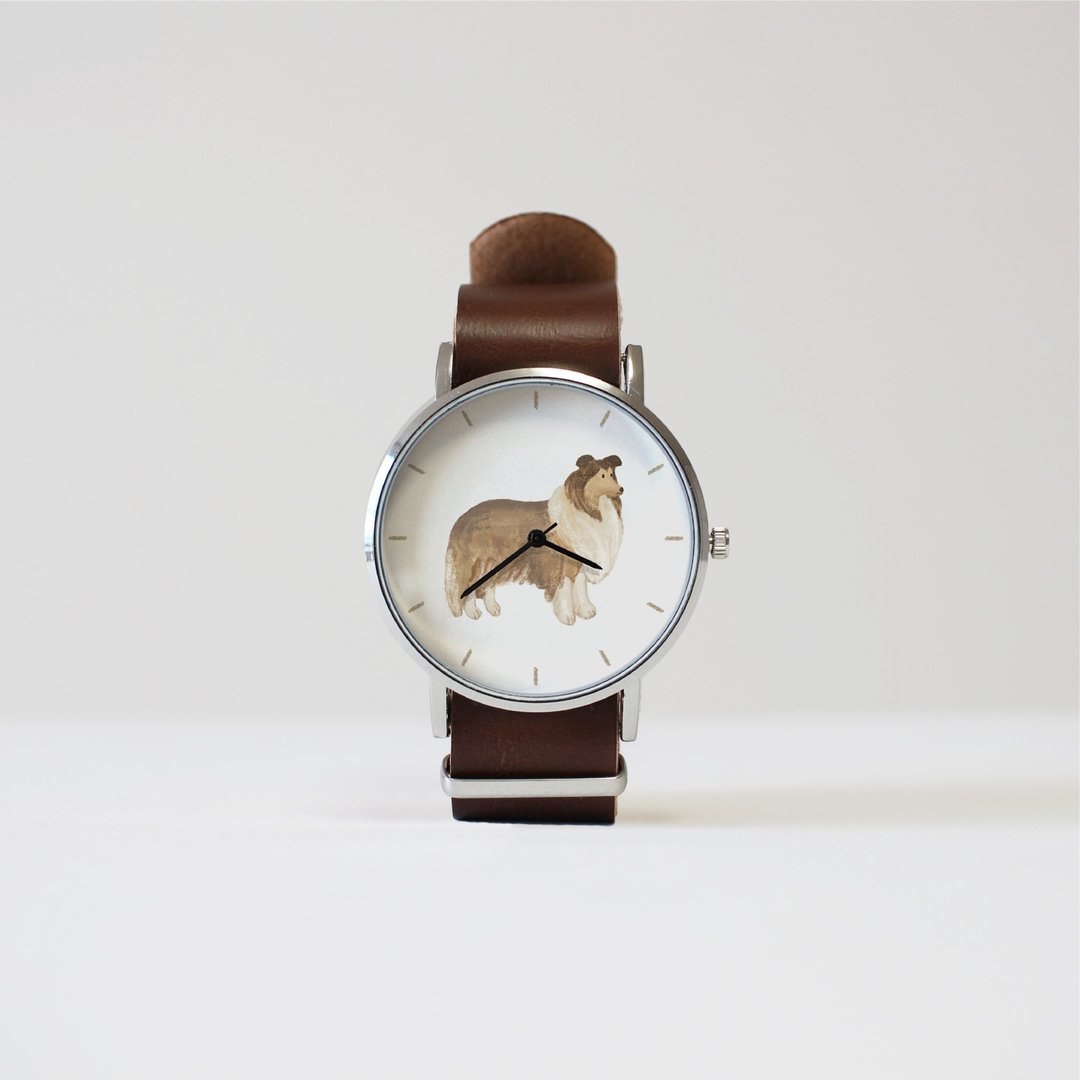 rough collie watch - 女表 - 其他材质 咖啡色