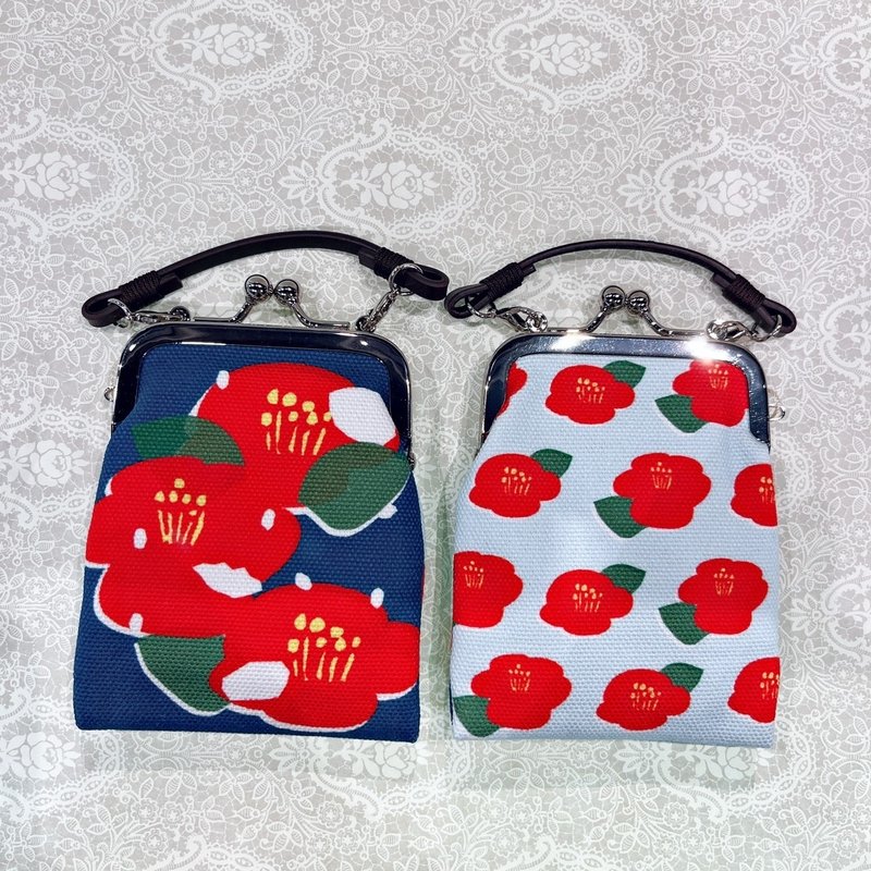 京都绫小路附带口金包-椿 - 零钱包 - 其他材质 